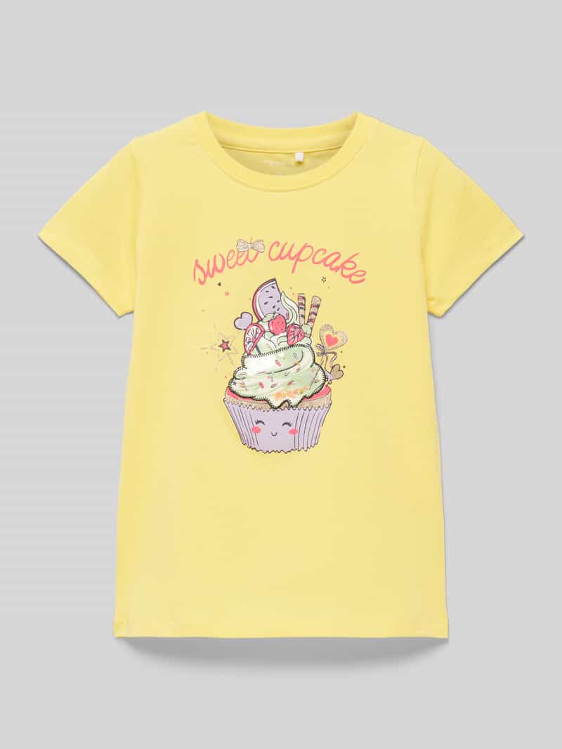 T-shirt z nadrukowanym motywem model ‘DINAS’