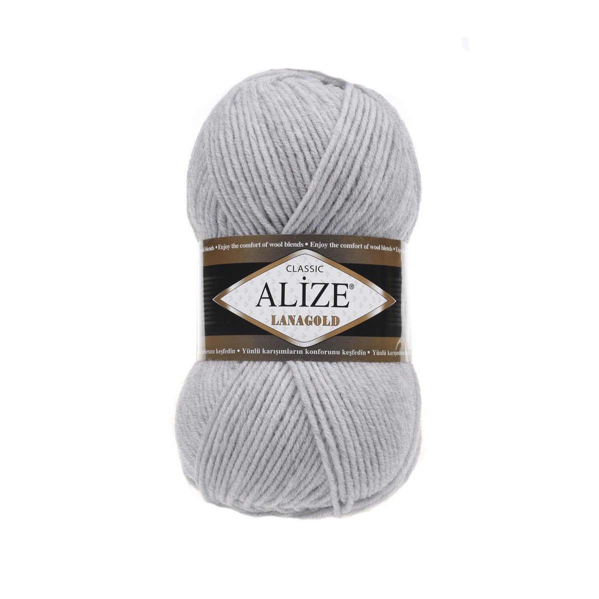 Włóczka Alize Lanagold 684 / jasny szary