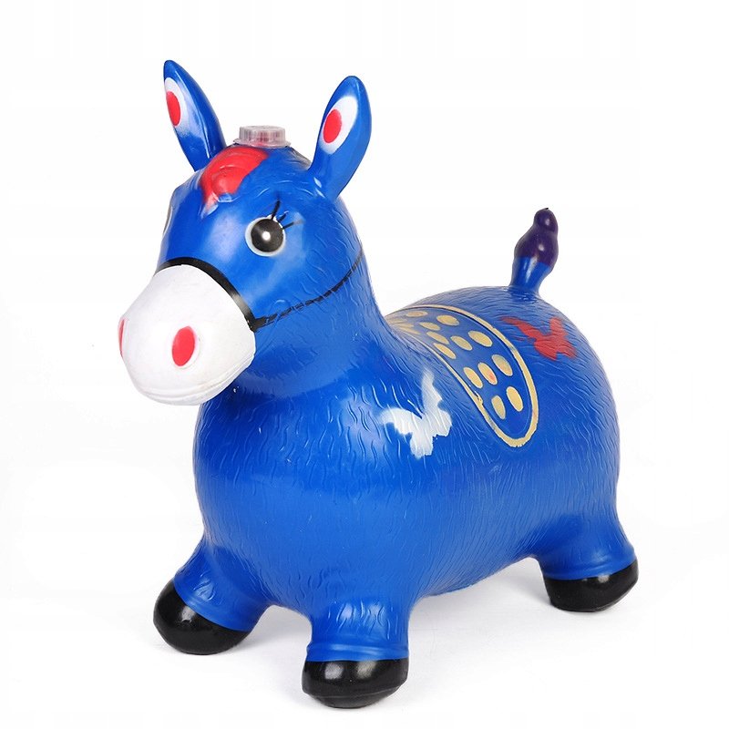SKOCZEK GUMOWY KONIK MUZYKA EF. ŚWIETLNE 58cm