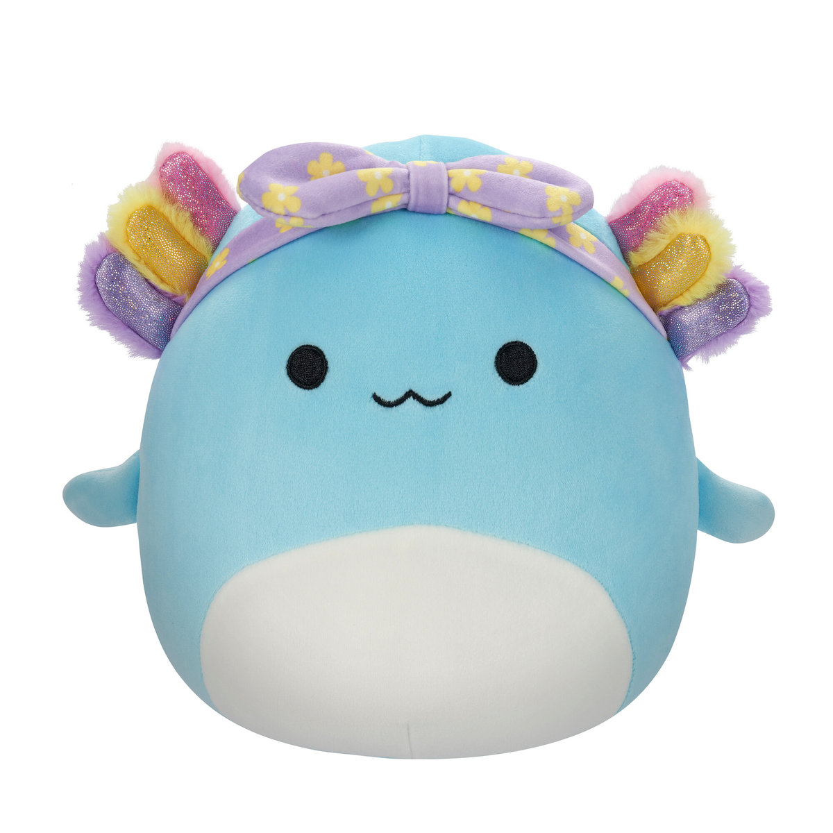 JAS SQM 19CM WIELKANOC D (Irina - Teal Axolotl W/Rainbow Gills and Purple Head Bandana)