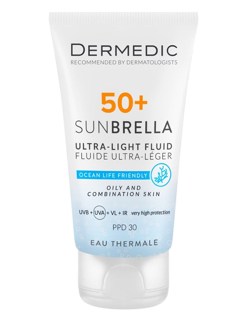 Dermedic Sunbrella Ultralekki krem SPF50+ skóra tłusta i mieszana 40ml