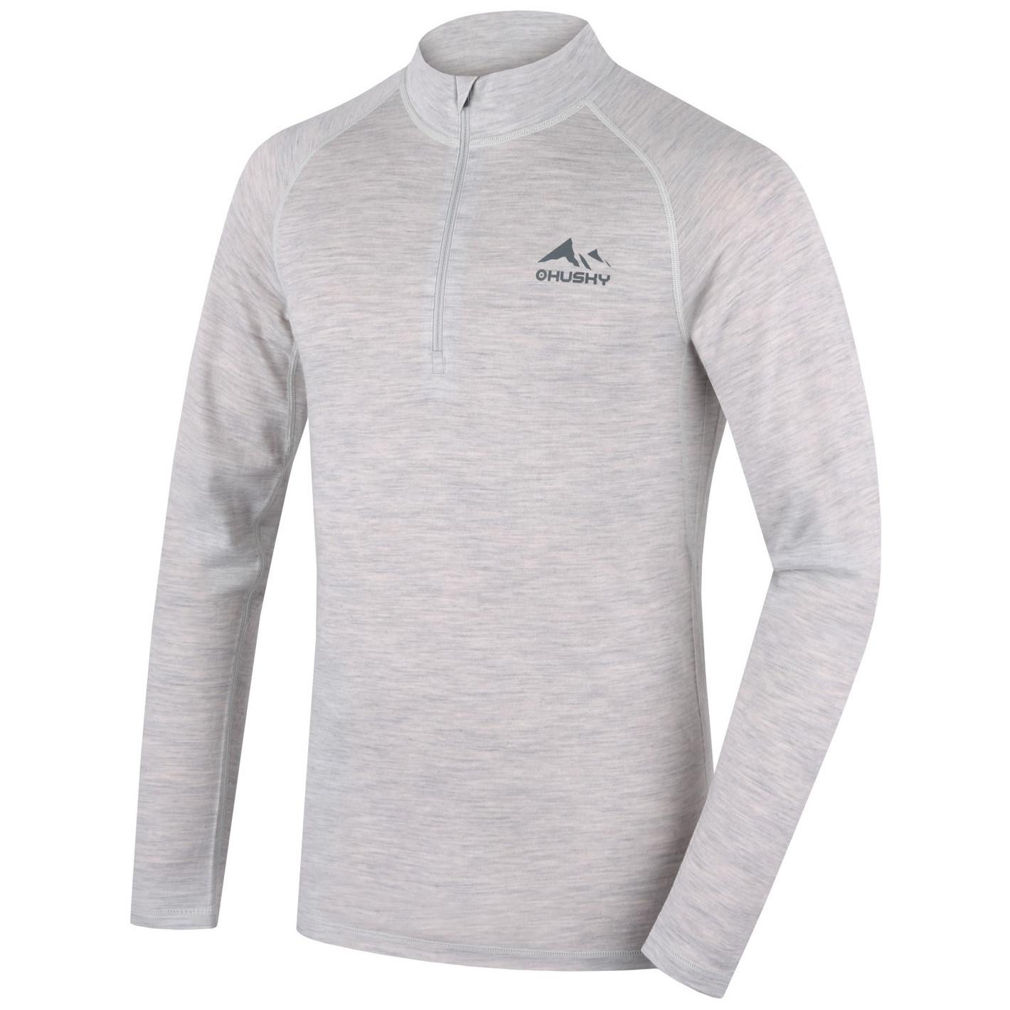 Męska bielizna termoaktywna Husky Merow zip M Rozmiar: XL / Kolor: jasnoszary