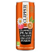 Clipper Napój owocowy o smaku rumianek - pomarańcza - brzoskwinia 250 ml Bio