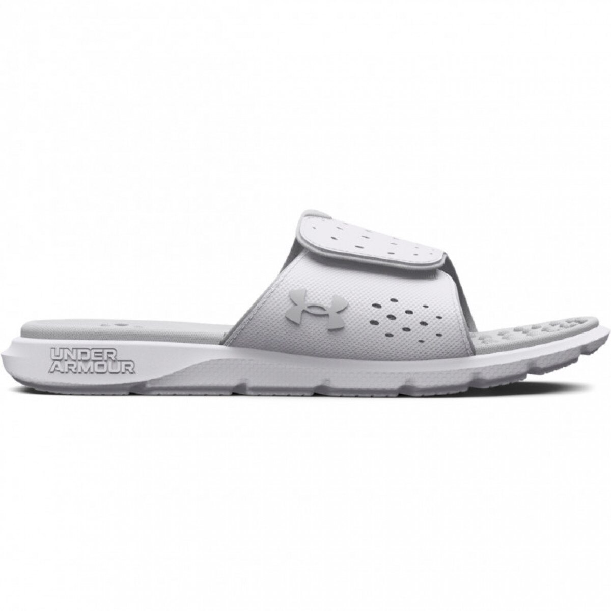 Damskie klapki Under Armour UA W Ignite Pro SL - białe - UNDER ARMOUR