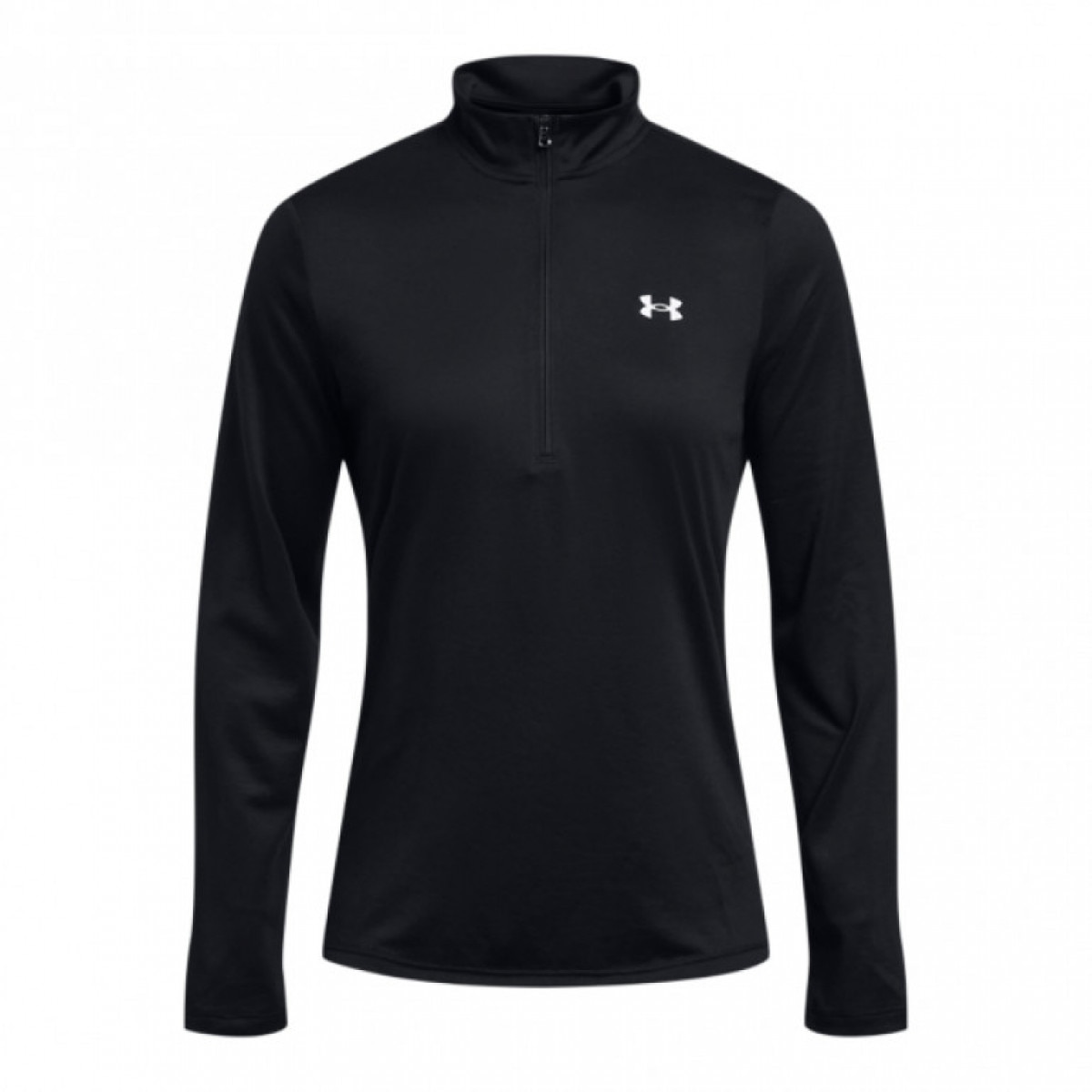Damski longsleeve treningowy Under Armour Tech 1/2 Zip- Solid - czarny - UNDER ARMOUR