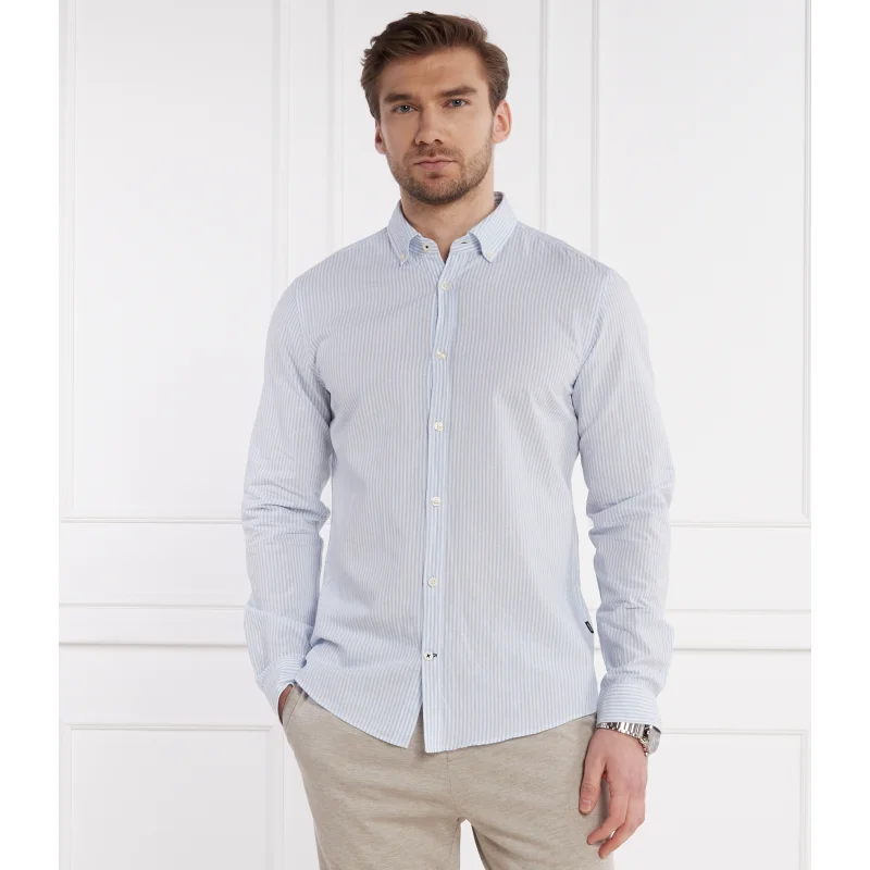 Joop! Jeans Koszula Heli2 | Regular Fit | z dodatkiem lnu