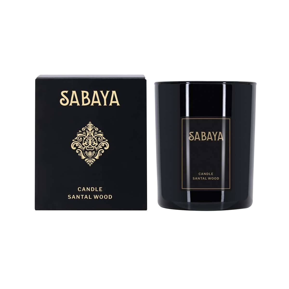 Sabaya Świeca zapachowa Drzewo sandałowe,  175 g