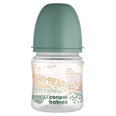Canpol Babies Butelka antykolkowa EasyStart Mountains 120ml green