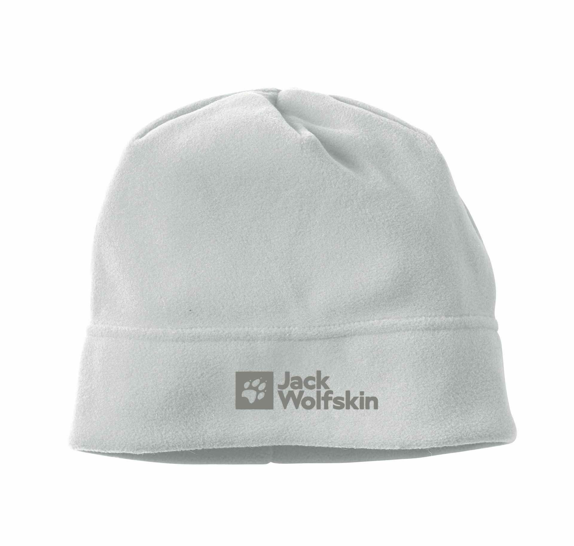 Czapka polarowa Jack Wolfskin REAL STUFF BEANIE cool grey - ONE SIZE