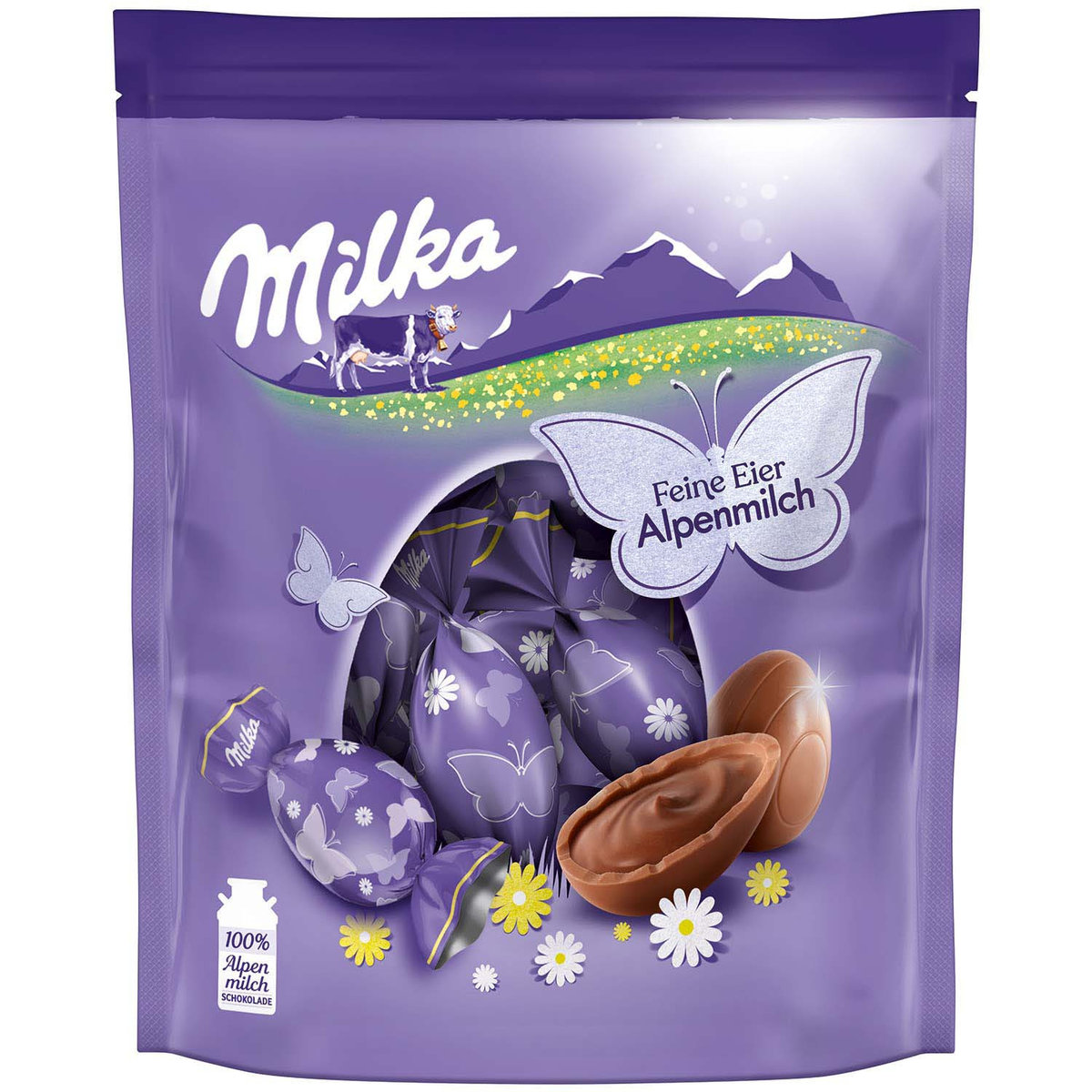 Milka Feine Eier Alpenmilch jajeczka mleczne 90g