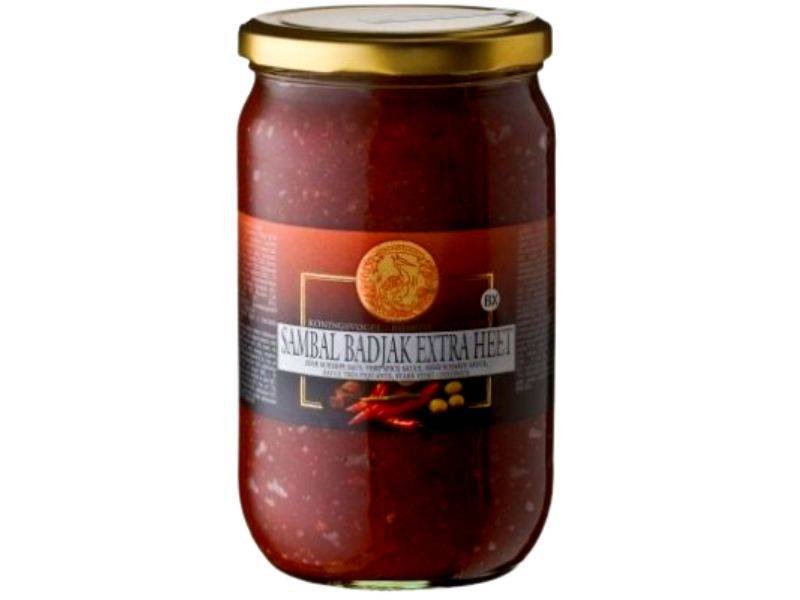 SOS SAMBAL OELEK BADJAK HOT CHILLI OSTRY AZJATYCKI DO MARYNAT ZUP KONINGSVOGEL 750G