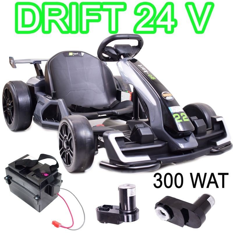 Opinie o SZYBKI DRIFTUJĄCY GOKART NA AKUMULATOR 24 V, REGULOWANA RAMA AHL007