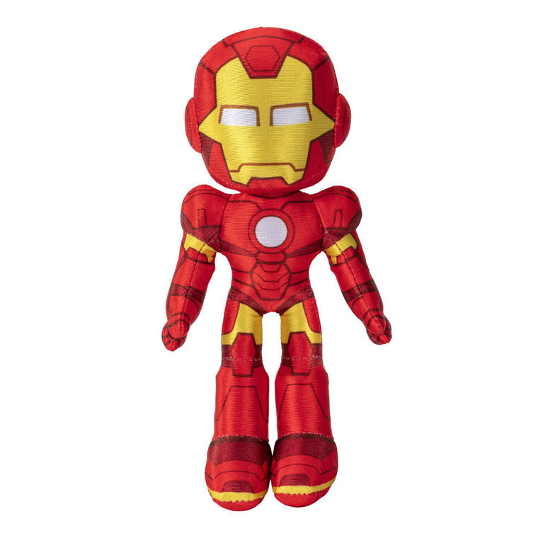Licencyjna maskotka Iron Man 22 cm połyskujący materiał doskonała jako prezent dla fana serii Spidey