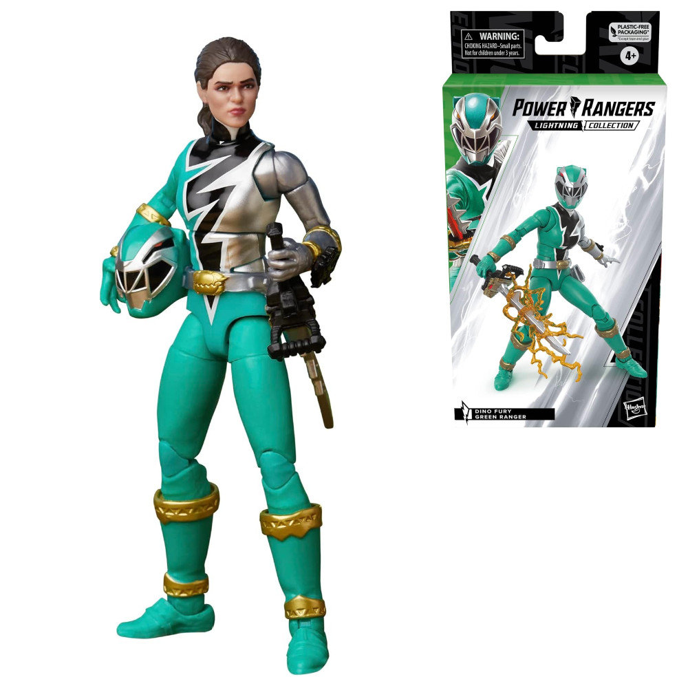 Power Rangers Lightning Collection Dino Fury Zielony Ranger F4517