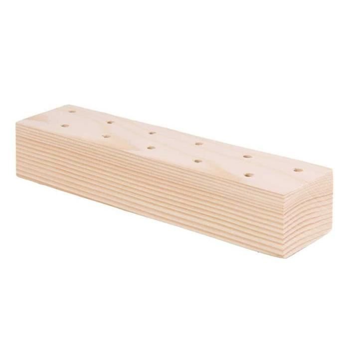 Drewniana podpórka pod suszone kwiaty - 21 x 4 x 5 cm