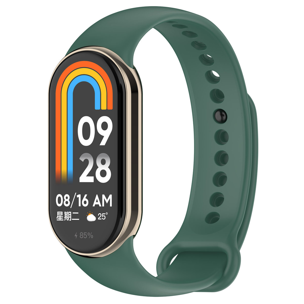 Pasek silikonowy Vanfone do Xiaomi Mi Band 8 , nefrytowy