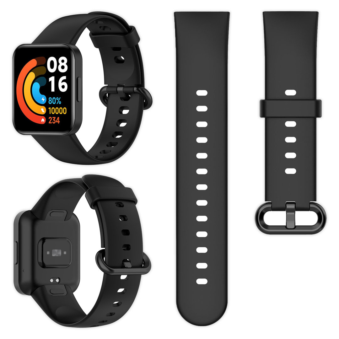 Pasek silikonowy Vanfone do Xiaomi Redmi Watch 2 Lite, czarny