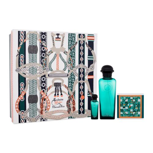 Hermes Eau d´Orange Verte Zestaw woda kolońska 100 ml + woda kolońska 7,5 ml + mydło w kostce 50 g