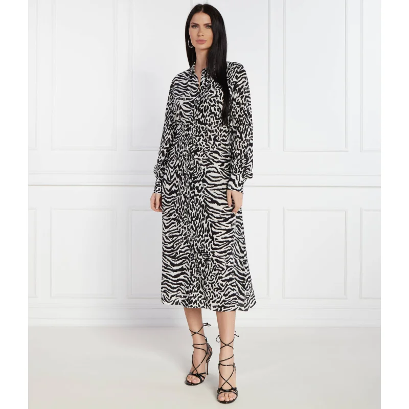 Karl Lagerfeld Sukienka z paskiem animal print