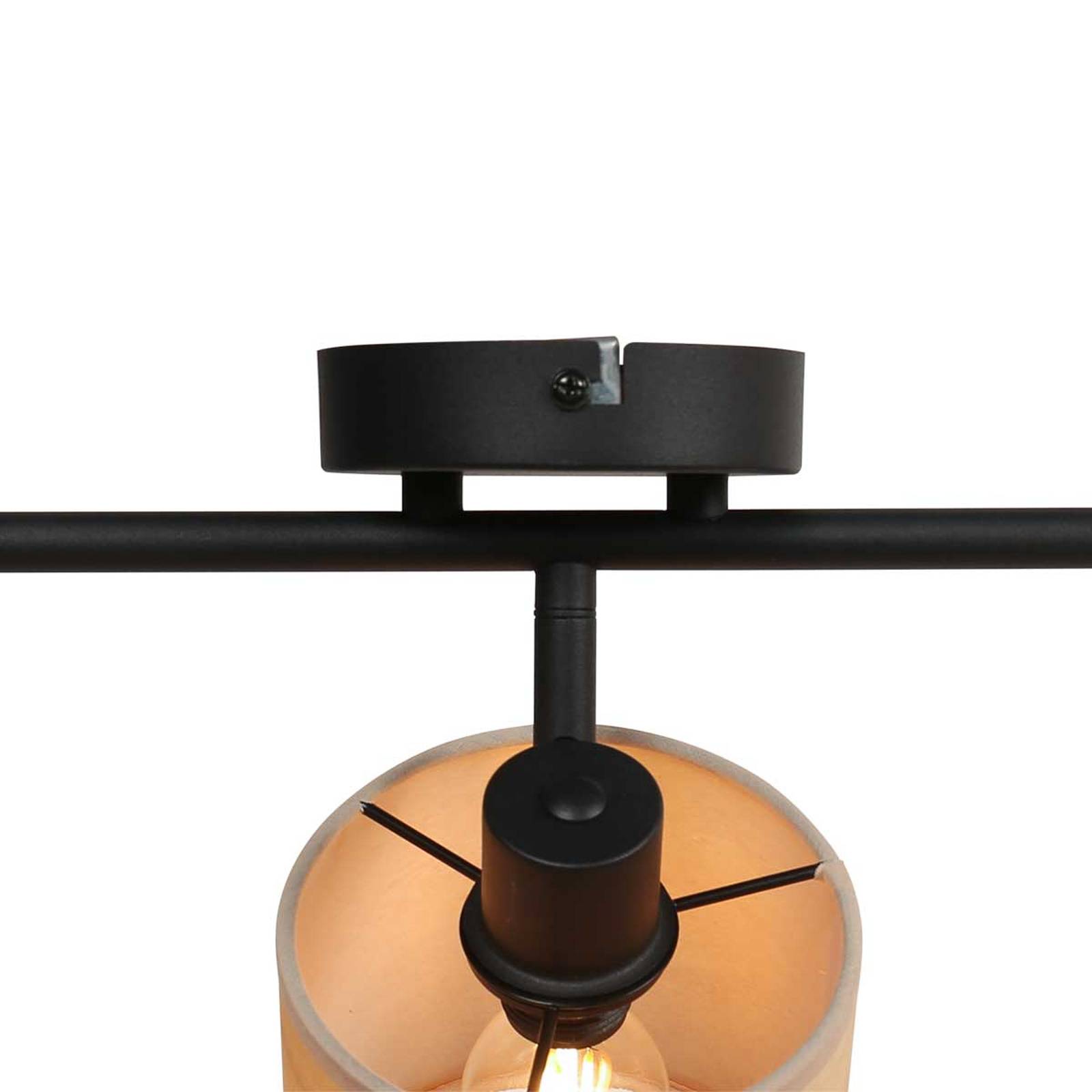 Steinhauer Lampa sufitowa BAMBUS, 3-punktowa
