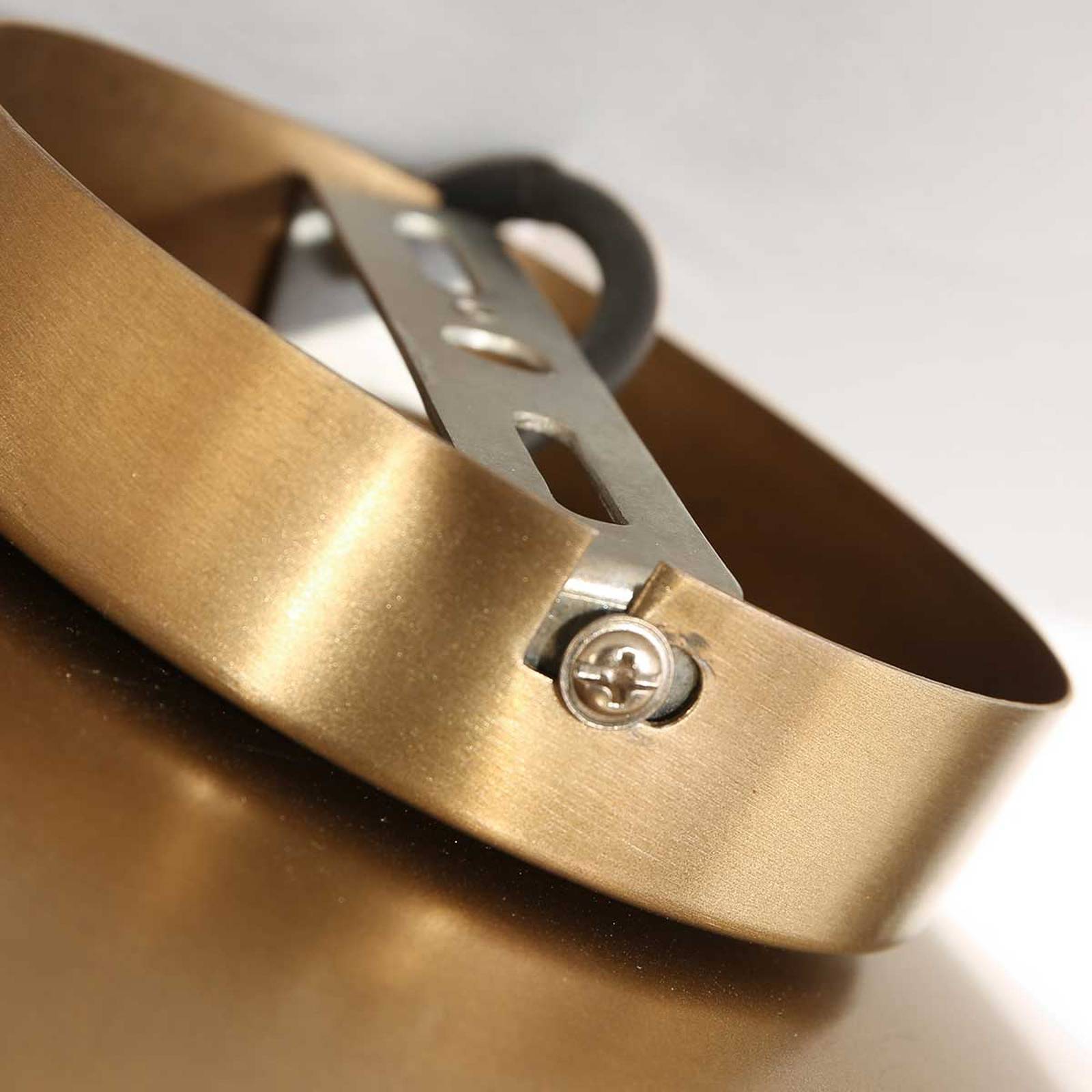 Steinhauer Lampa sufitowa w kolorze mosiądzu, metal, Ø 42 cm