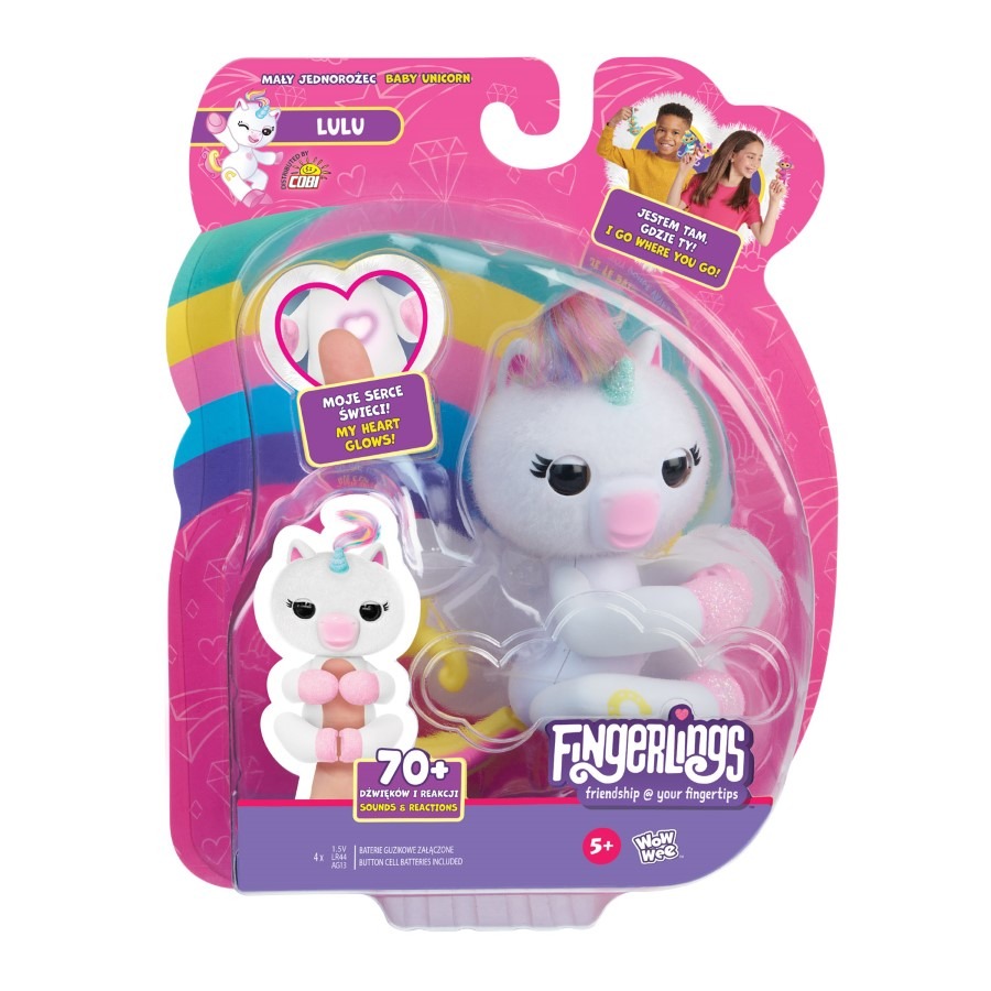 Fingerlings, Basic Unicorn, Lulu, maskotka