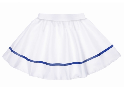 SPÓDNICZKA POLIESTER BIAŁA 40cm