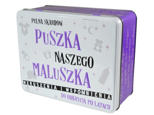 PUSZKA NA PREZENT SKARBY MALUSZKA FIOLETOWA