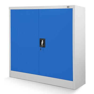 JAN NOWAK JAN NOWAK model BEATA metalowa szafka z drzwiami szaro-niebieska 5902560330649