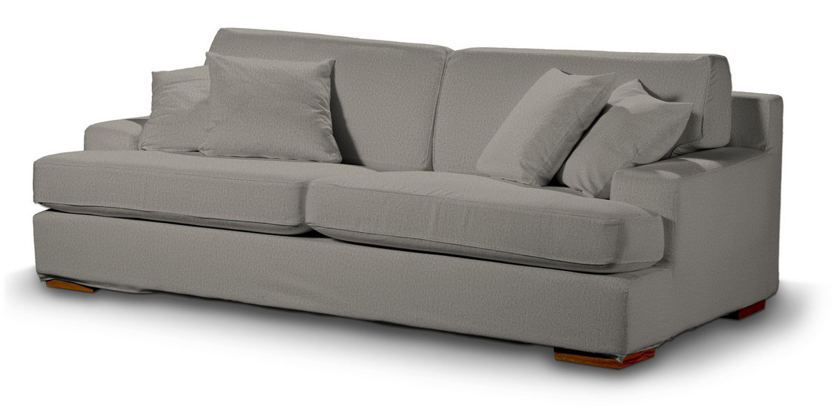 Pokrowiec na sofę Göteborg nierozkładaną, szary, Sofa Göteborg nierozkładana, Madrid