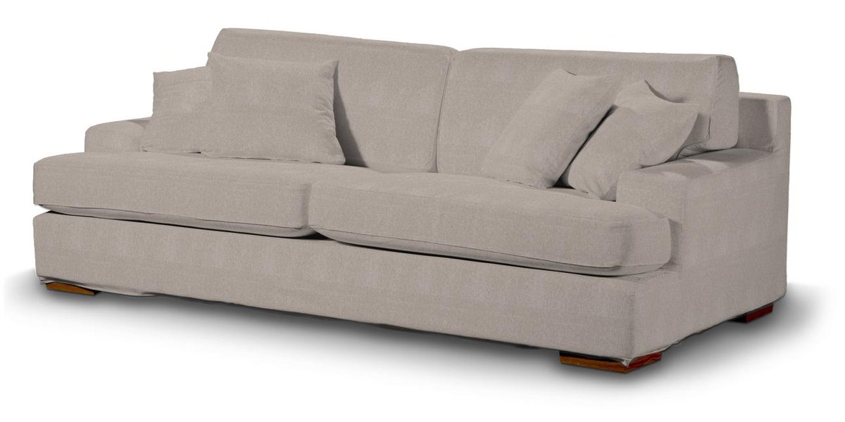 Pokrowiec na sofę Göteborg nierozkładaną, beżowo-szary, Sofa Göteborg nierozkładana, Etna