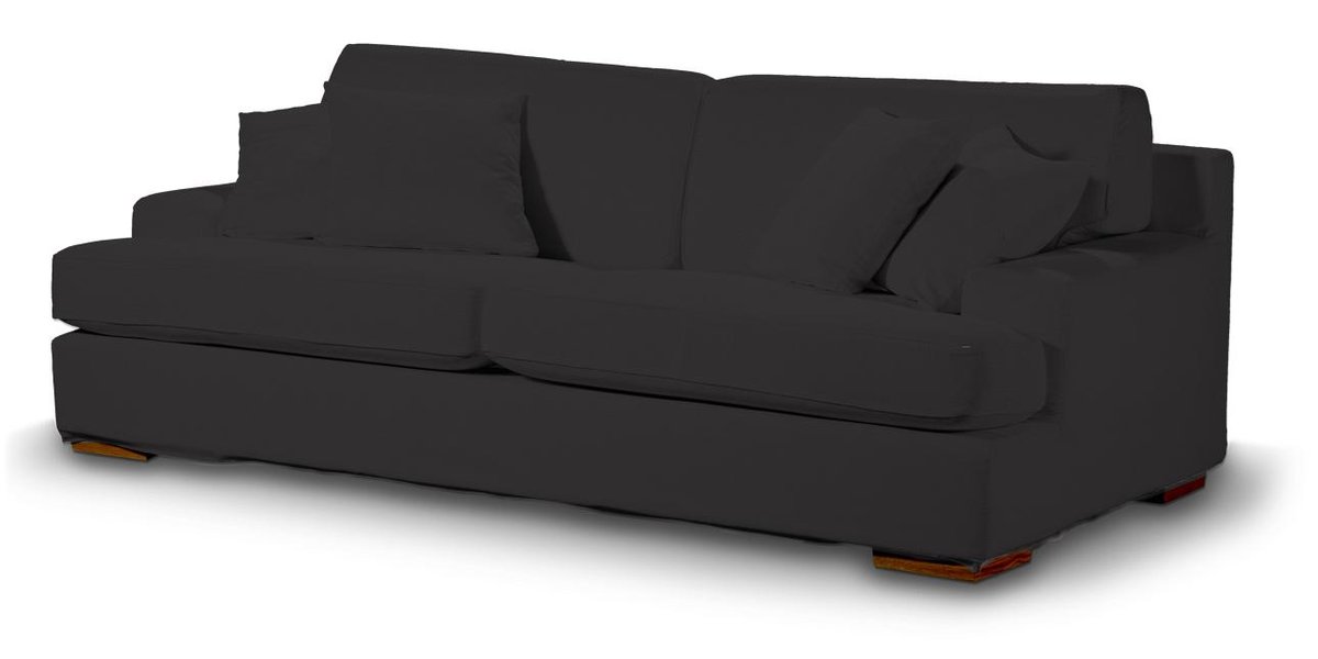 Pokrowiec na sofę Göteborg nierozkładaną, Shadow Grey (grafitowy), Sofa Göteborg nierozkładana, Cotton Panama