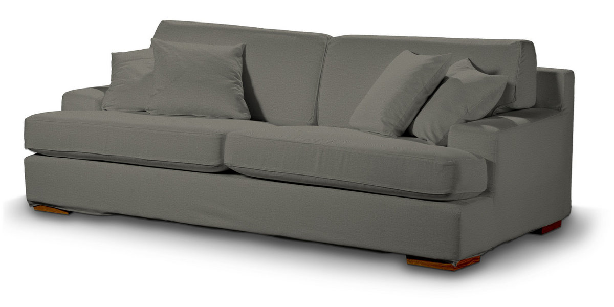 Pokrowiec na sofę Göteborg nierozkładaną, szary, Sofa Göteborg nierozkładana, Etna