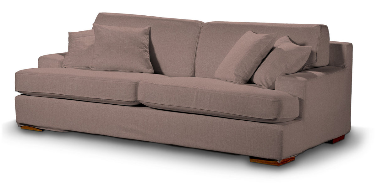 Pokrowiec na sofę Göteborg nierozkładaną, zgaszony róż szenil, Sofa Göteborg nierozkładana, City