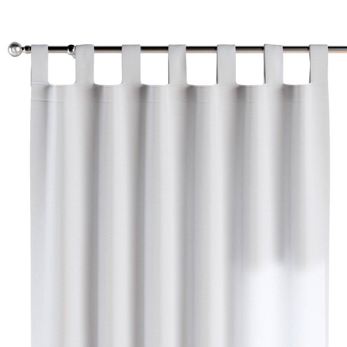 Zasłona na szelkach 1 szt., biały, Happiness