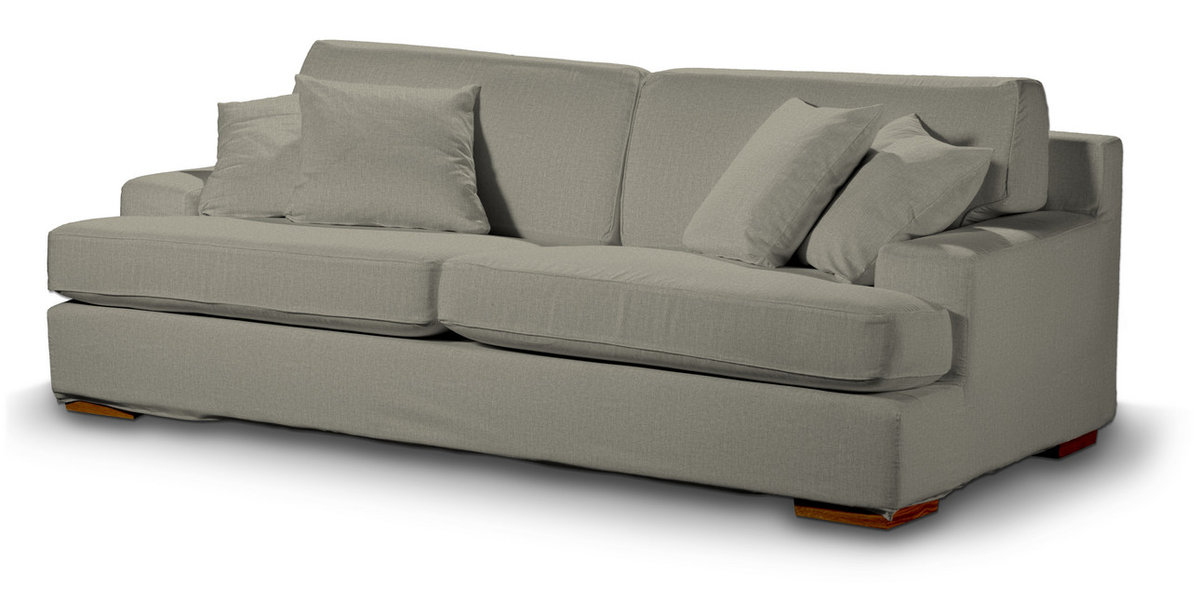 Pokrowiec na sofę Göteborg nierozkładaną, szaro-beżowy szenil, Sofa Göteborg nierozkładana, City