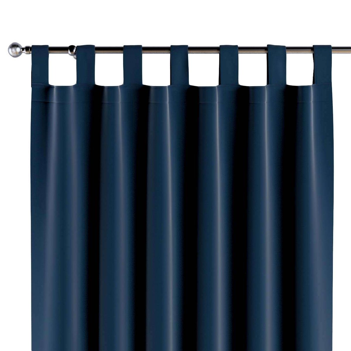 Zasłona na szelkach 1 szt., granat, Posh Velvet