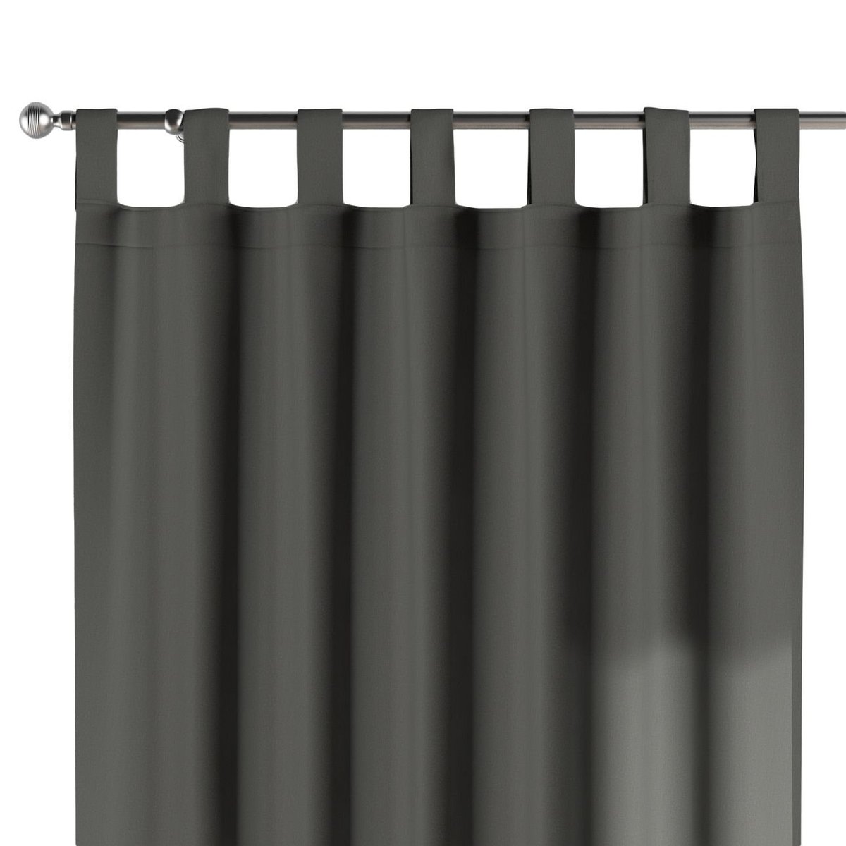 Zasłona na szelkach 1 szt., szary, Quadro