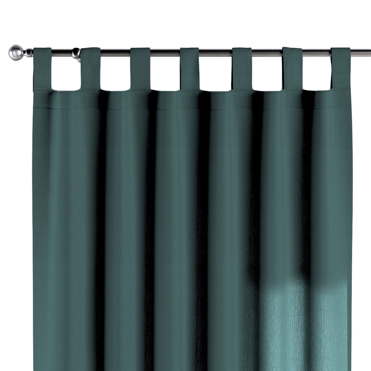 Zasłona na szelkach 1 szt., zgaszona szmaragdowa zieleń, Nature