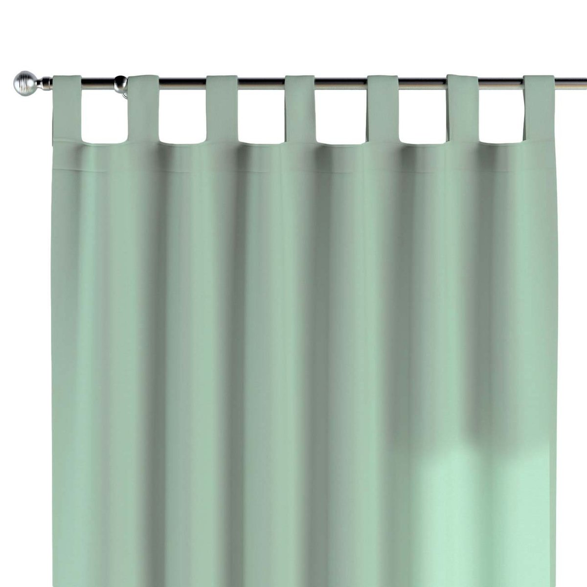 Zasłona na szelkach 1 szt., zieleń eukaliptusa, Happiness