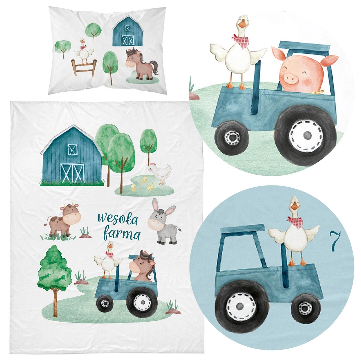 Pościel 90 x 120 Bawełna Dziecięca Maya Mo 4486B