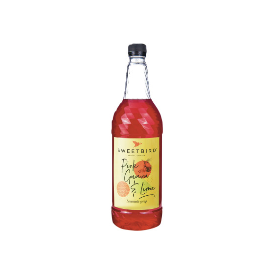 Syrop Sweetbird Pink Guava & Lime Lemonade, 1 l