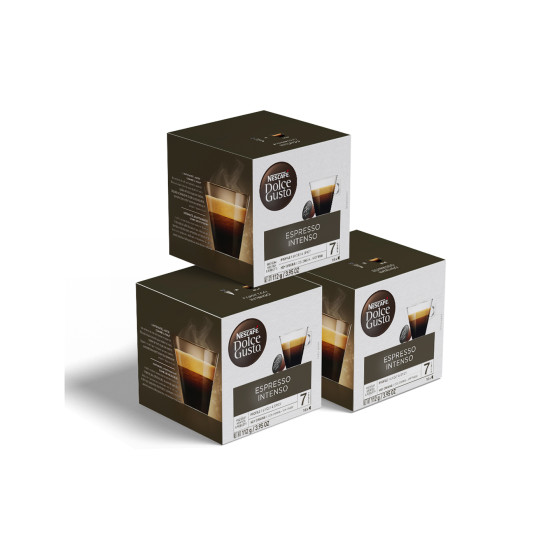 Kawa w kapsułkach NESCAFÉ® Dolce Gusto® Espresso Intenso, 3 x 16 szt.