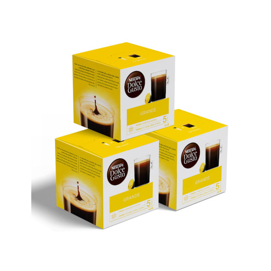 Kawa w kapsułkach do Dolce Gusto® NESCAFÉ Dolce Gusto Grande Extra Crema, 3 x 16 szt.