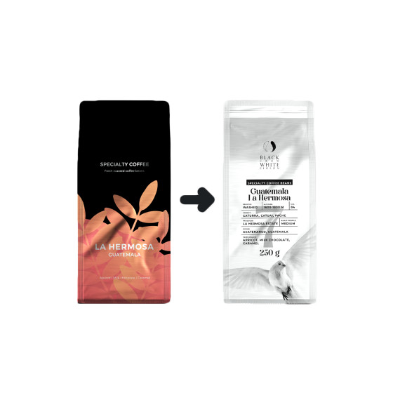 Kawa mielona specialty Black Crow White Pigeon Guatemala La Hermosa, 250 g