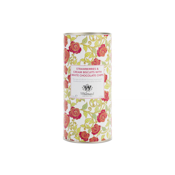 Herbatniki Whittard of Chelsea Strawberries & Cream With White Choc Chips, 150 g