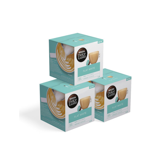 Kawa w kapsułkach do Dolce Gusto® NESCAFÉ Dolce Gusto Flat White, 3 x 16 szt.