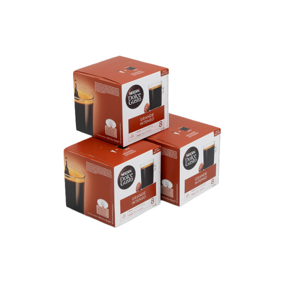 Kawa w kapsułkach NESCAFÉ® Dolce Gusto® „Grande Intenso“, 3 x 16 szt.