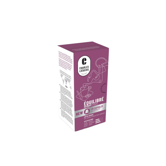 Kawa w kapsułkach do Nespresso® NESPRESSO Charles Liégeois Equilibre, 20 szt.
