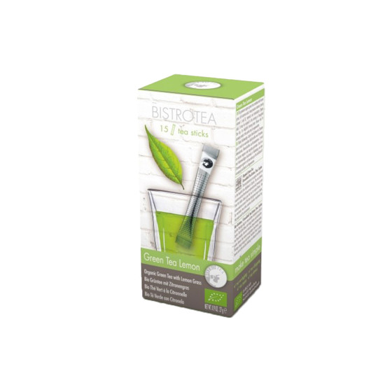 Organiczna herbata zielona Bistro Tea Green Tea Lemon, 15 szt.